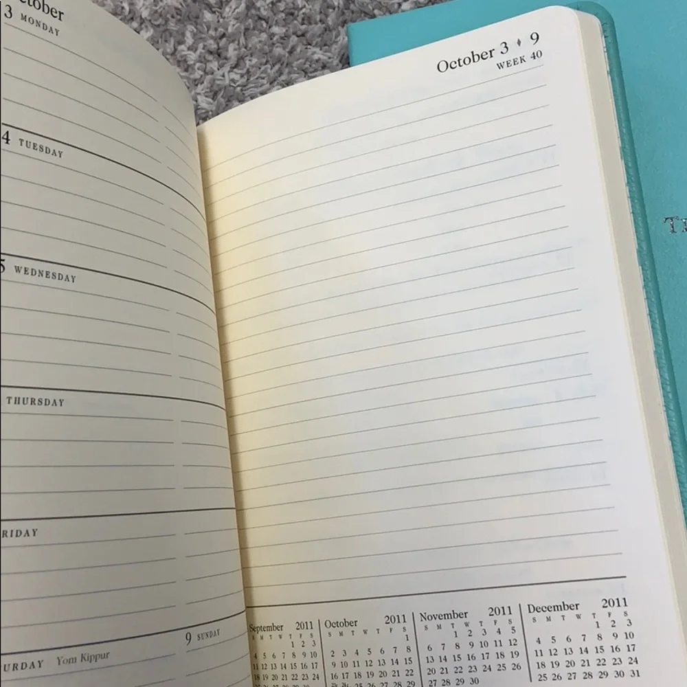 Brand New in Box Authentic Tiffany & Co 2011 Planner